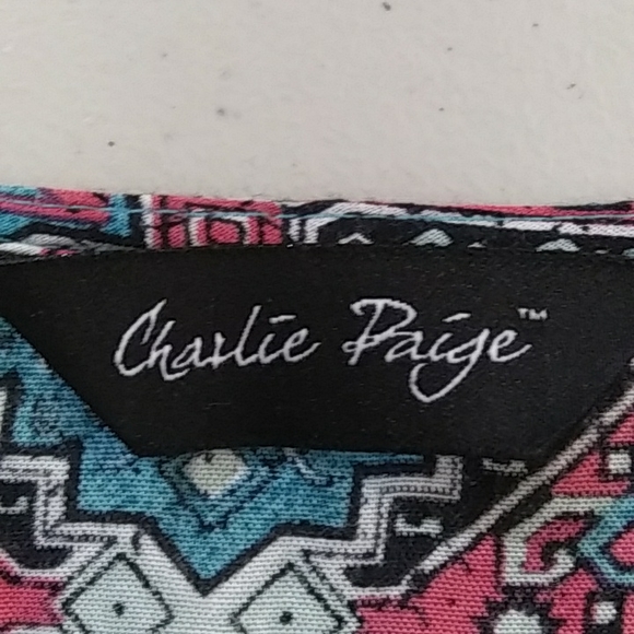 Charlie Paige Colorful Boho Top. Size S/M, P/M - Picture 9 of 11